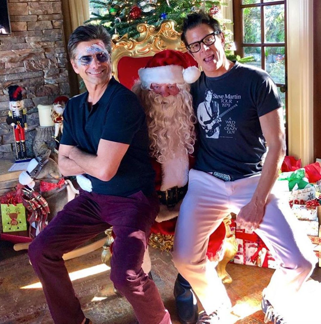 John Stamos and Johnny Knoxville