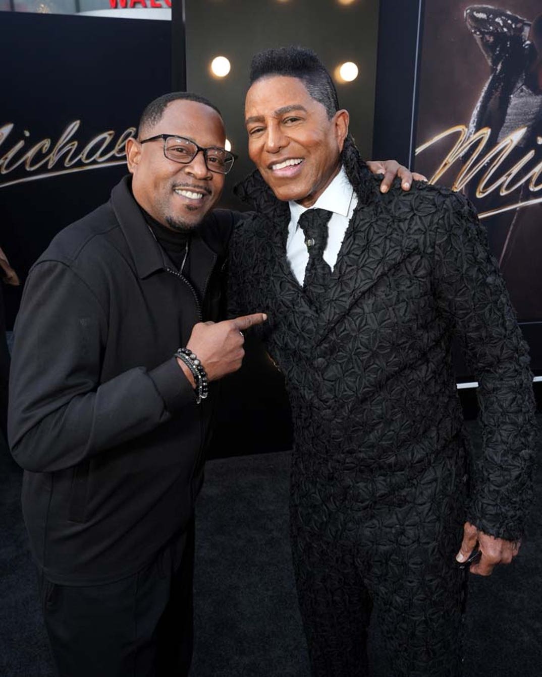 Martin Lawrence and Jermaine Jackson