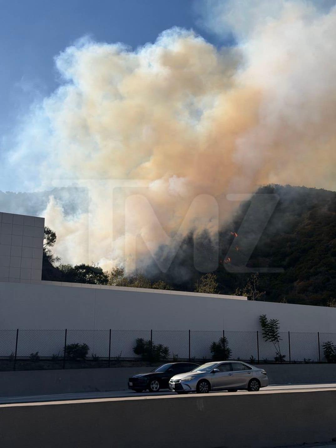 Large Brush Fire Near Getty Center 5