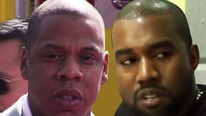 Jay Z, Kanye West Sued by Street Peddler ... You Stole My Song Outside Your Hotel!