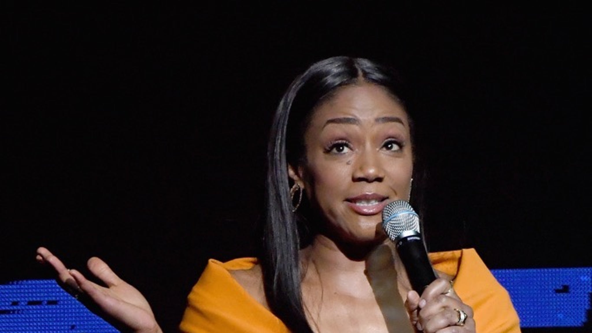 Tiffany Haddish On The Mic