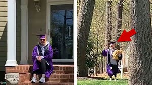 College Grad Picks Up Diploma from UPS Driver, Has At-Home Ceremony