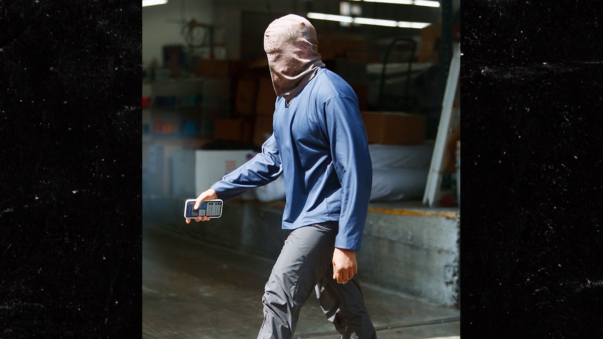 Kanye West Wears Ski-Mask Style Headwear in Heatwave, Irina Shayk Wears Less