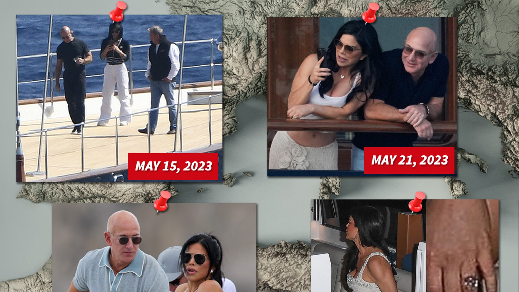 Jeff Bezos se comprometió con Lauren Sanchez en España