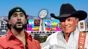 bad bunny george strait  Super Bowl LX getty comp