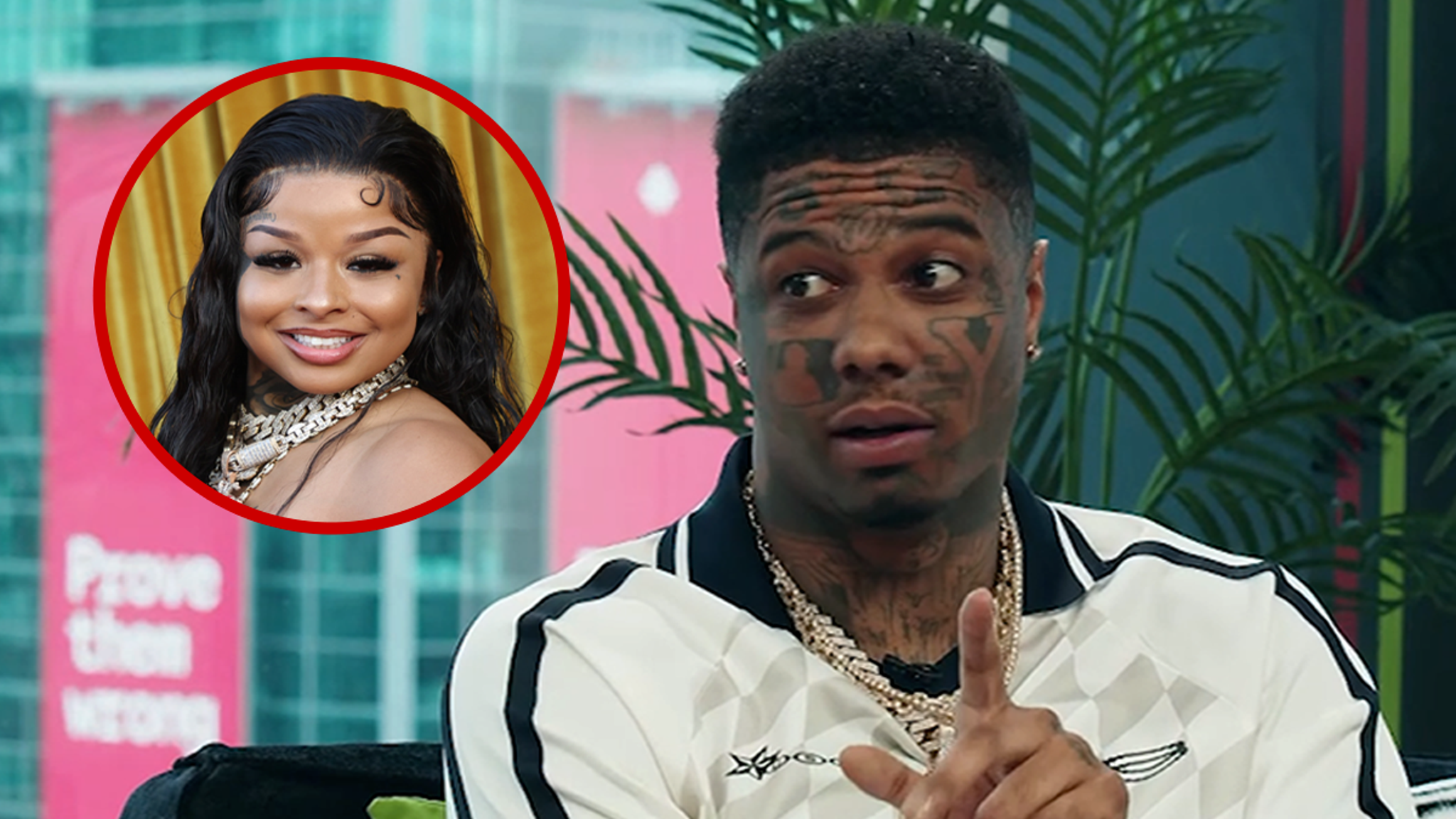 Blueface Claims He Faked Family Image With Chrisean Rock for Money