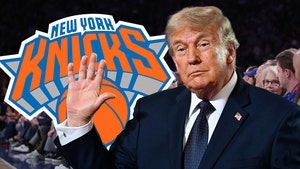 donald trump knicks game getty 1