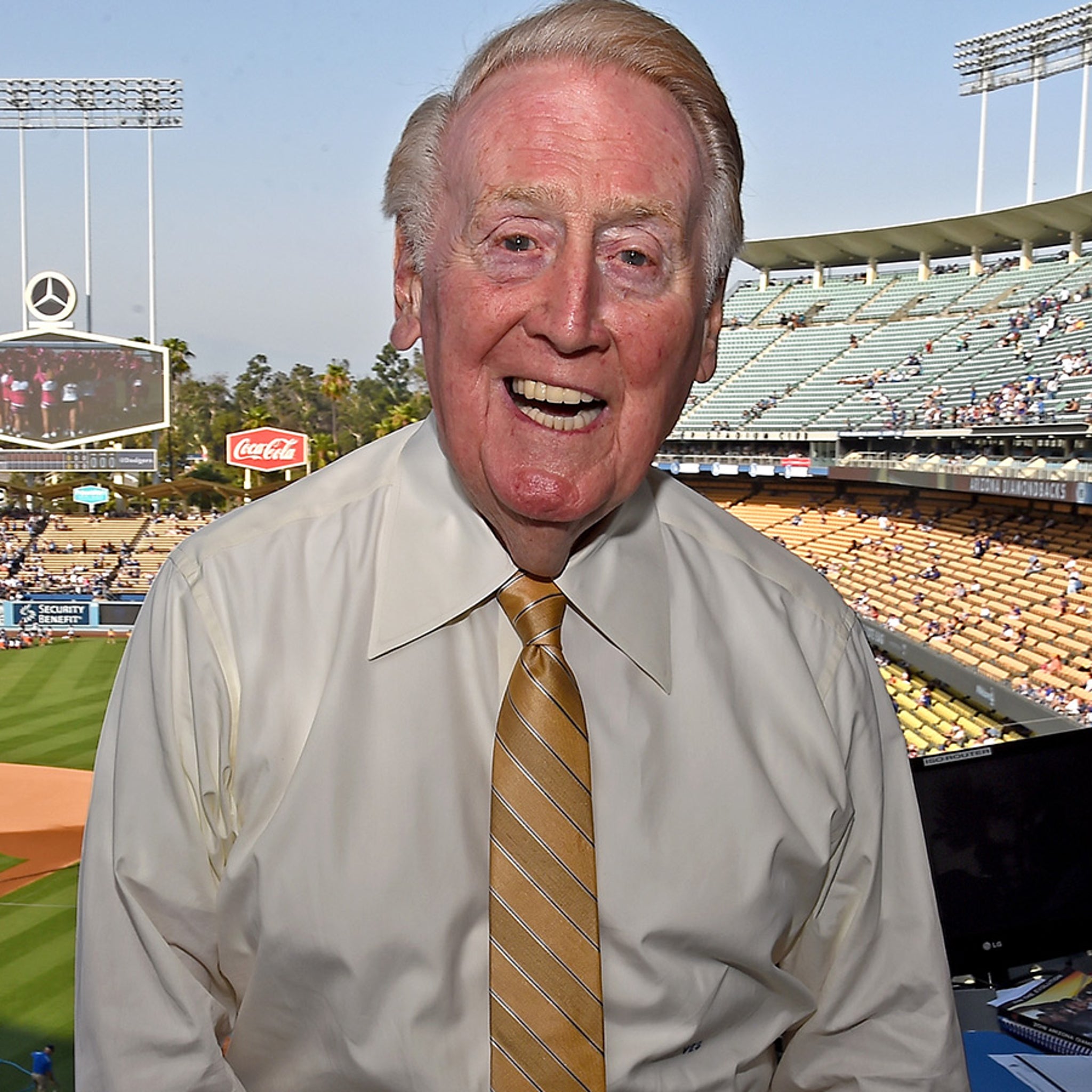 RIP Vin Scully MLB and Los Angeles Dodgers Broadcasting Legend T