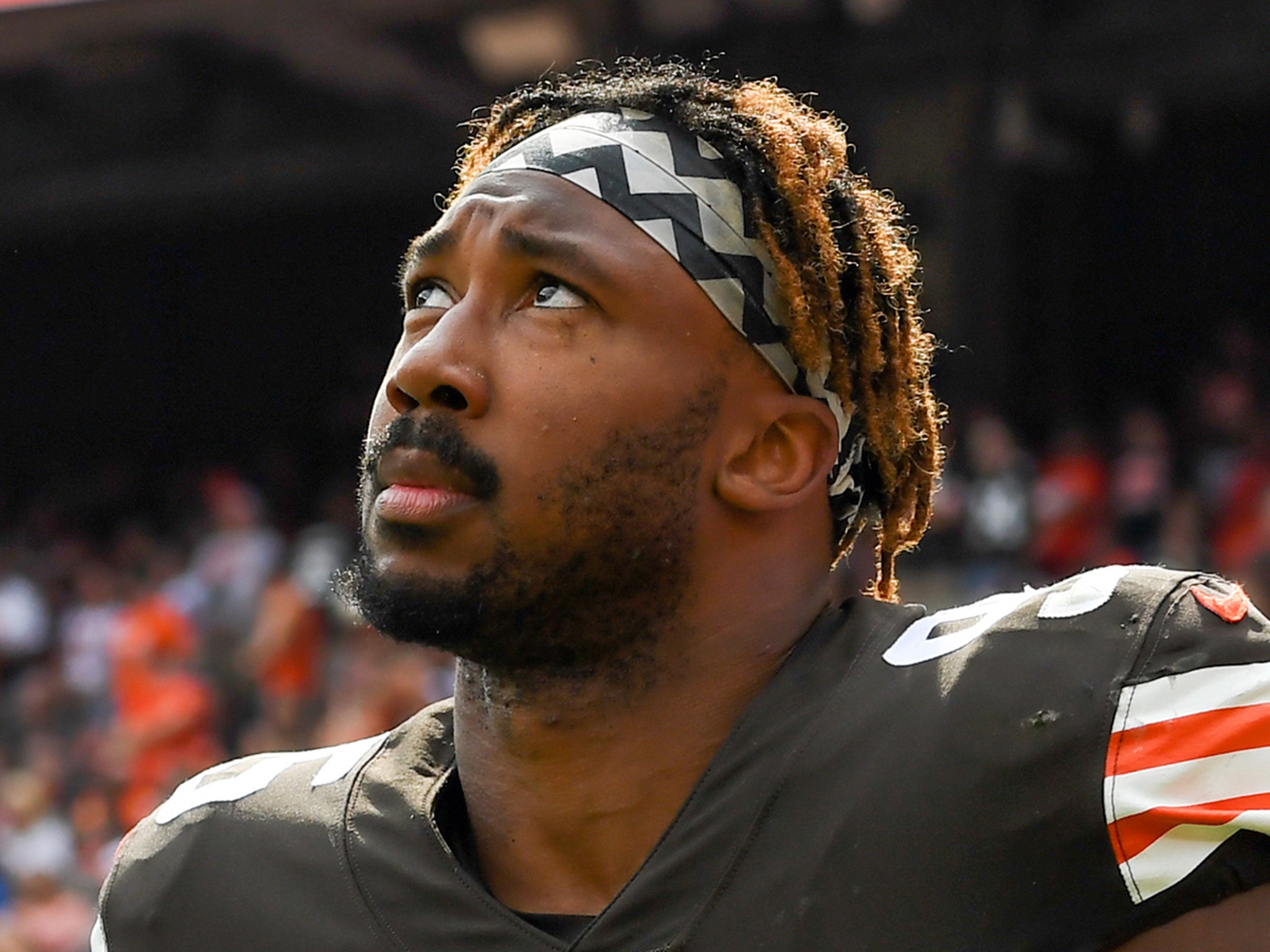 Browns' Myles Garrett ruled out Sunday vs. Falcons following car crash