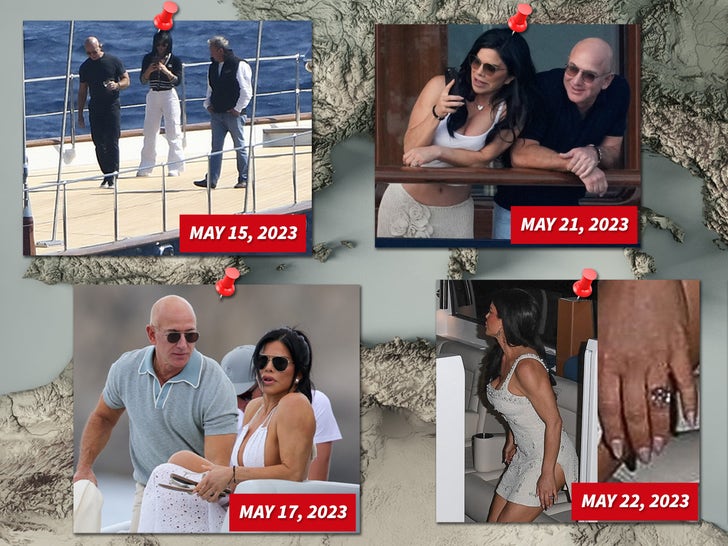 Jeff Bezos and Lauren Sanchez -- The Engagement Timeline