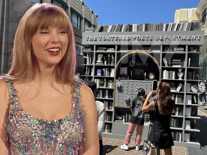 Taylor Swift' The Tortured Poets Department Pop Up