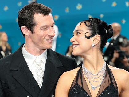 Dua Lipa & Callum Turner Together getty launch