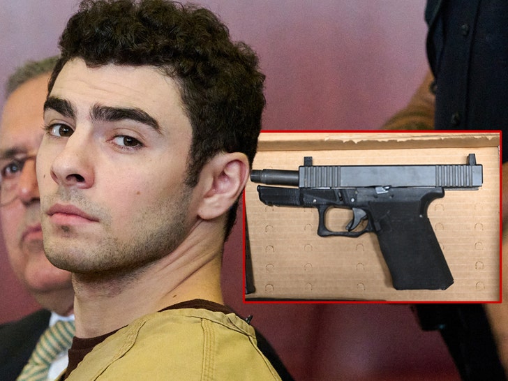 Luigi Mangione gun main getty comp