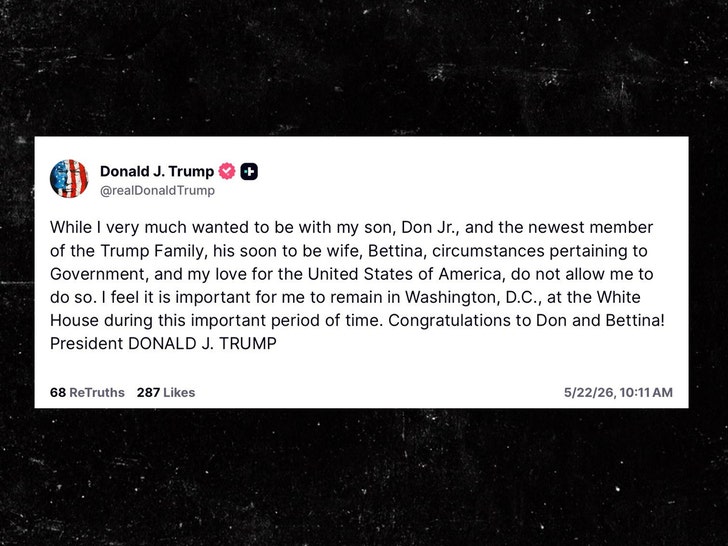 donald trump truth social post