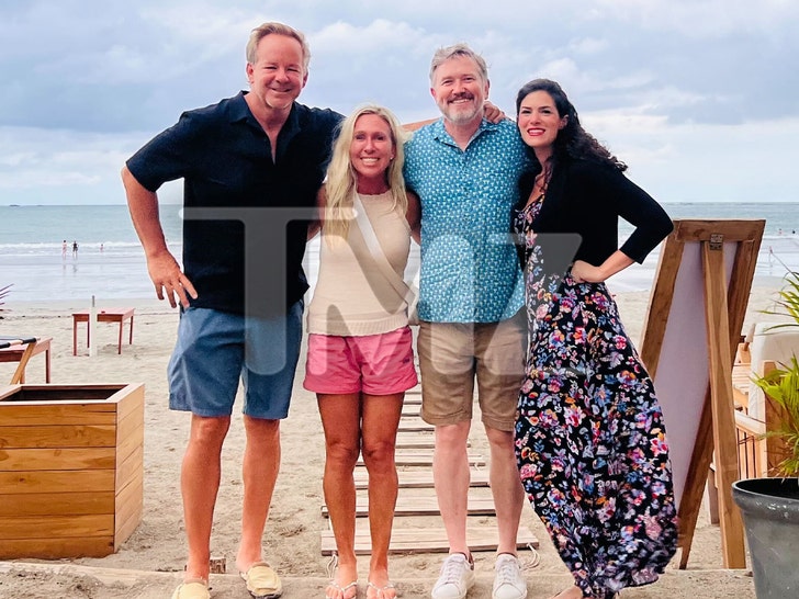thomas massie marjorie taylor greene and their spouses in costa rica tmz wm