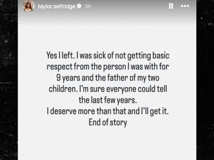 taylor selfridge instagram