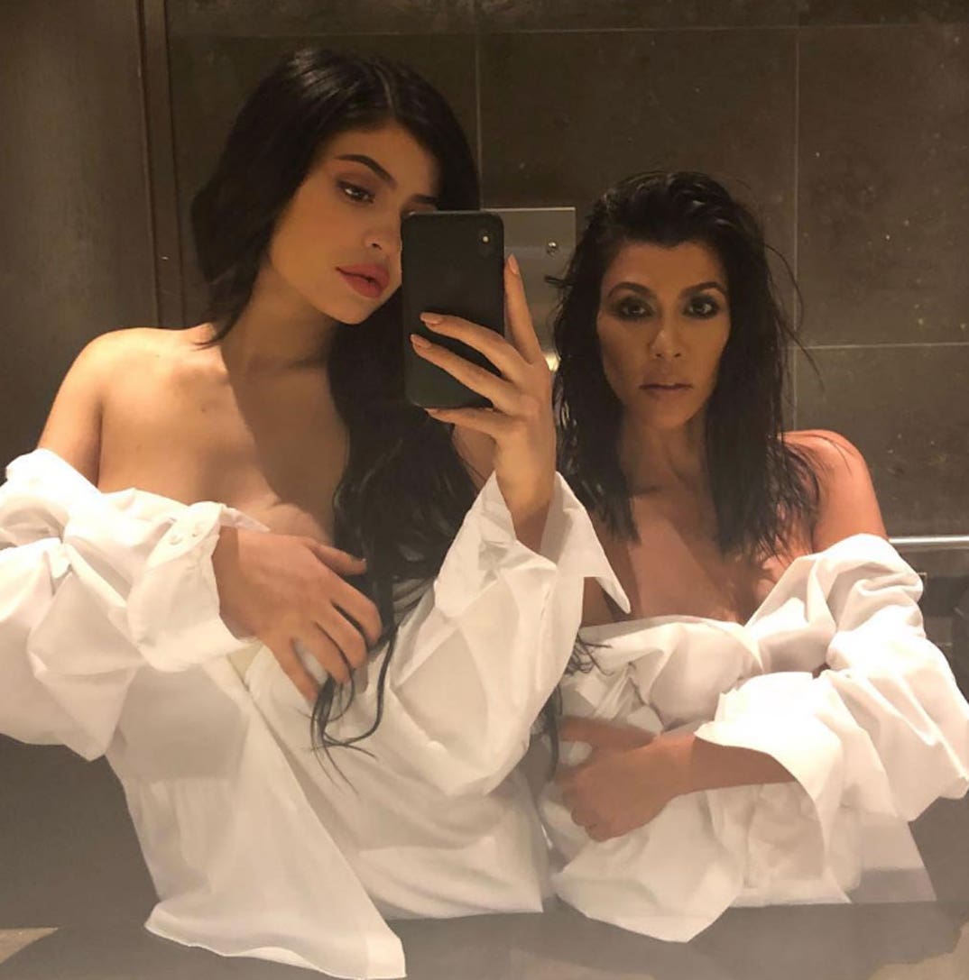 Kylie Jenner (20) vs. Kourtney Kardashian (39) -- Kardashian Edition