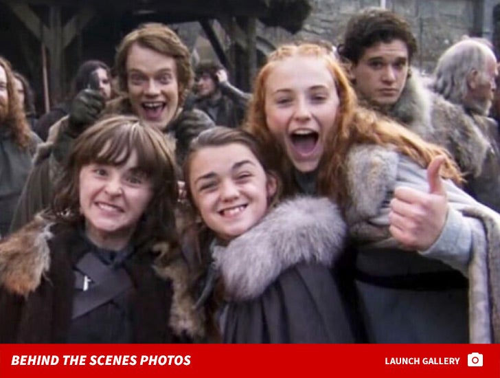 'Game Of Thrones' -- Behind The Scenes Photos