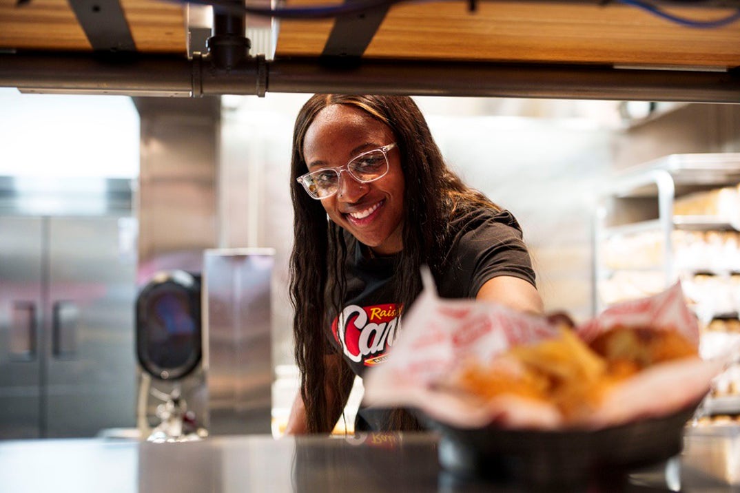 Jackie Young At Raising Cane's 7