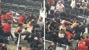 L.A. Kings Fans Get In Insane Brawl, Shirtless Haymakers & Popcorn Showers!
