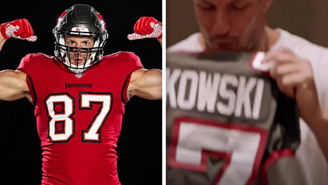 Gronk bucs sale uniform