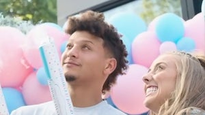 Patrick Mahomes & Fiancee Brittany Have Epic Baby Gender Reveal, '#GirlDad!'