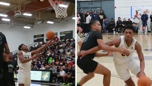 Master P's Son Drops 18 Points In Playoff Win, Ends Bronny James' H.S. Career