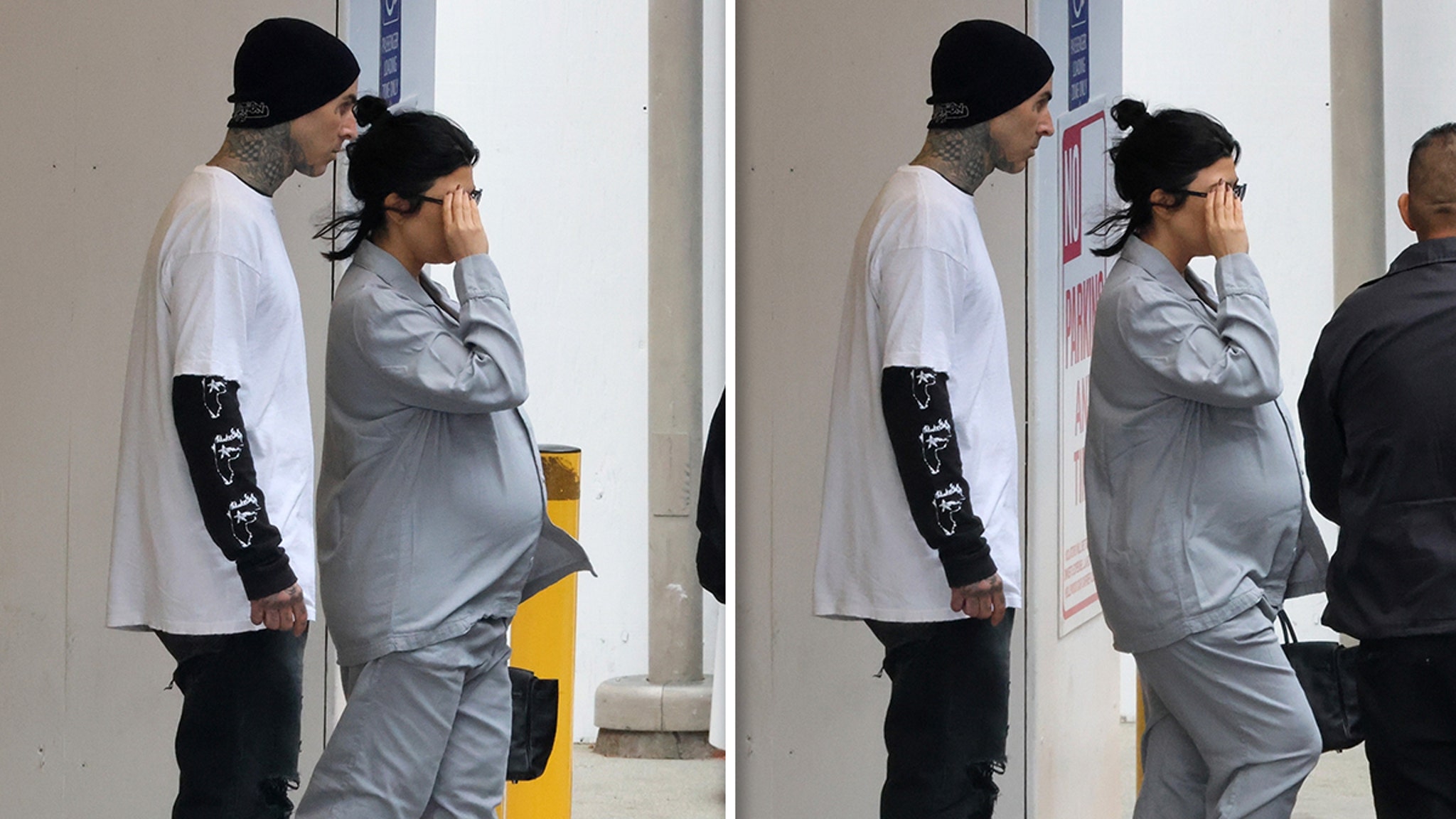 Travis Barker quitte l'hôpital avec Kourtney Kardashian, toujours enceinte