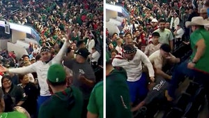 USA, Mexico Soccer Fans Get In Violent Fistfight In Stands At CONCACAF Final