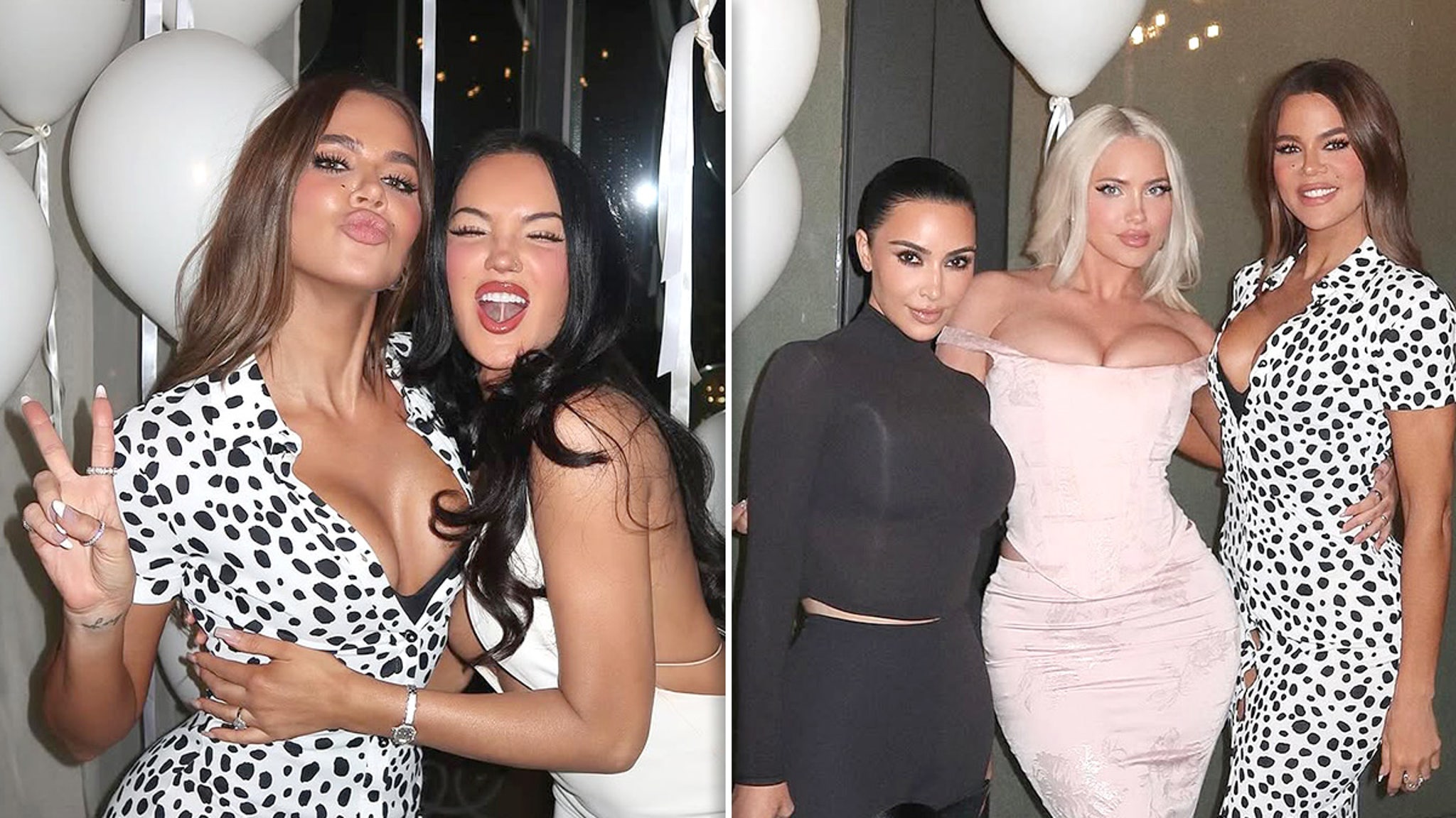 Khloe Kardashian Wears Glamorous, Body-Hugging Look For Pal's Birthday