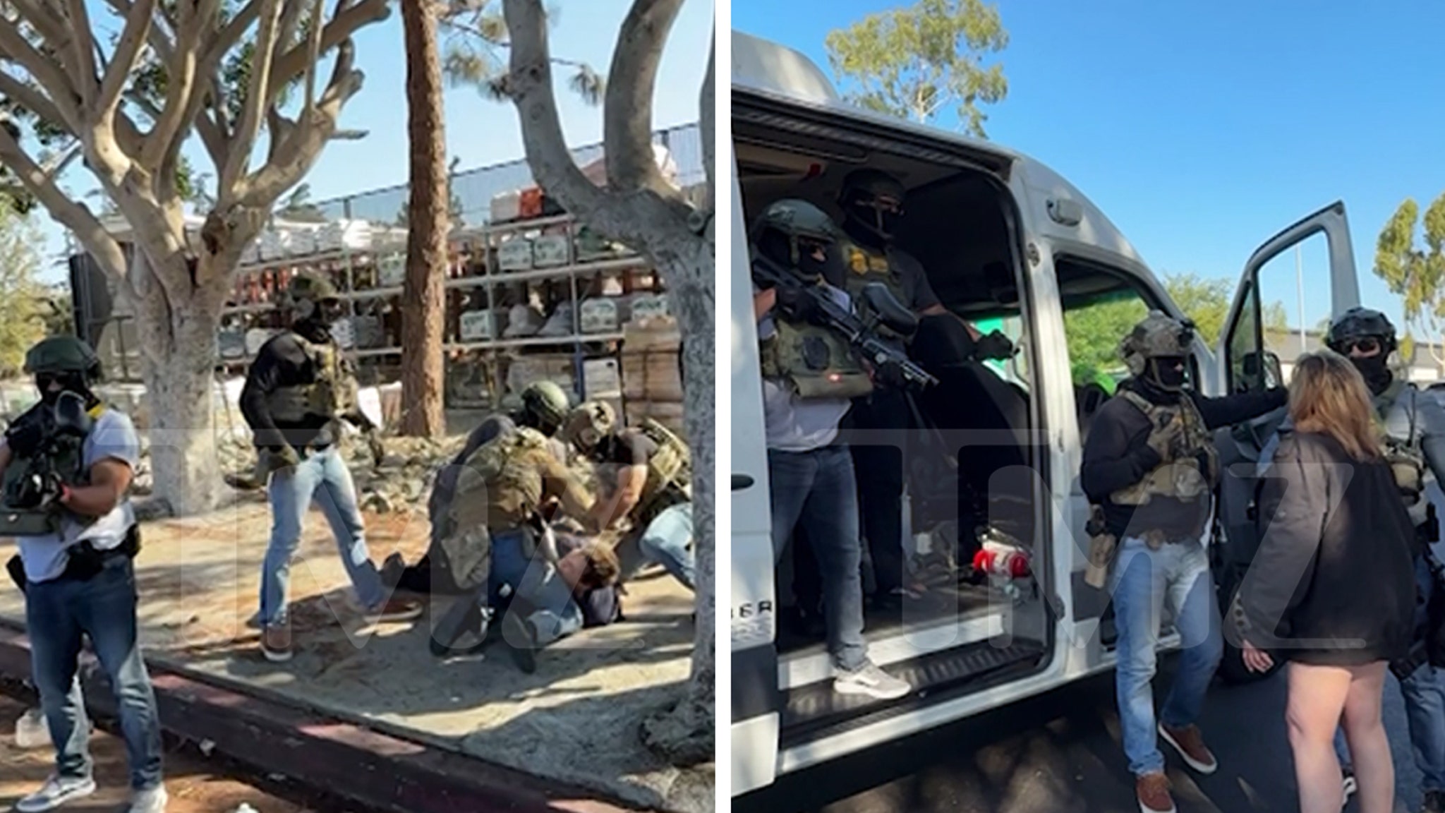 Federal Agents Grab Men Off L.A. Street in Immigration Raid Outside Home Depot