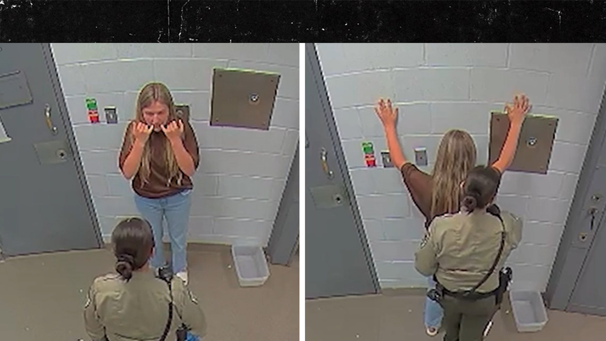 Joseph Duggar's Wife Kendra Patted Down, Booked Into Arkansas Jail, on Video