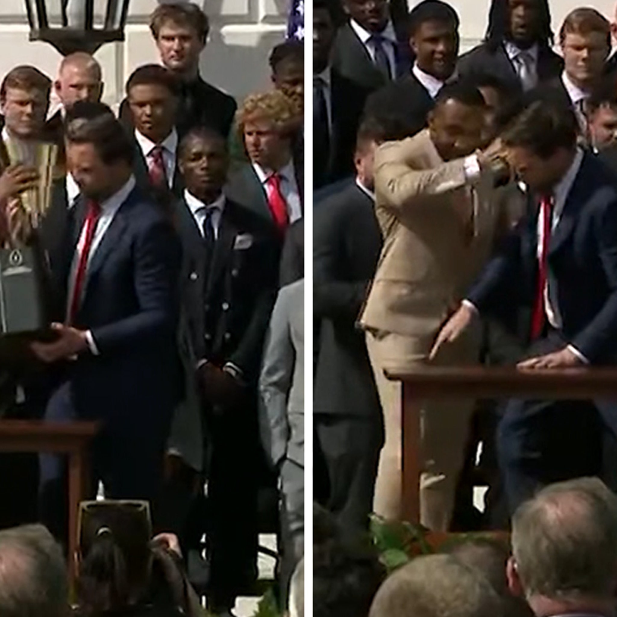 JD Vance Drops College Football Championship Trophy During OSU