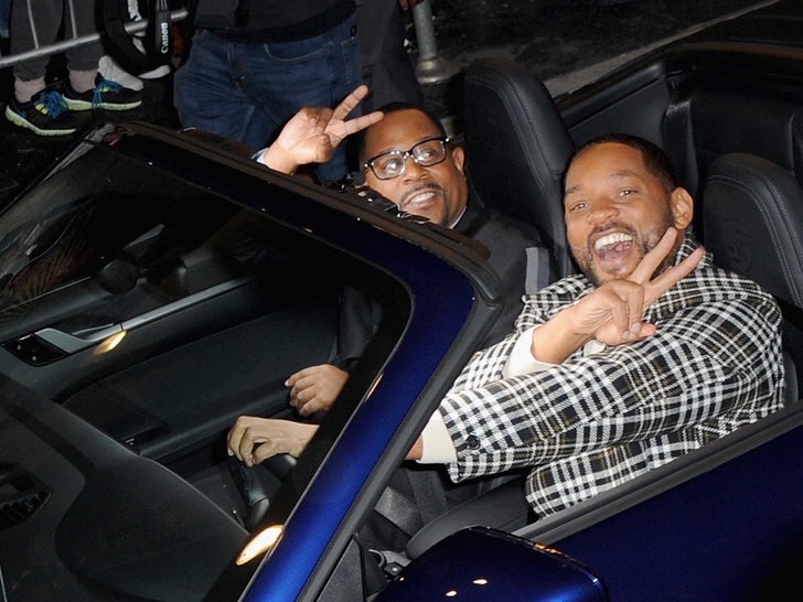 Will Smith, Martin Lawrence Arrive in Style for 'Bad Boys' Premiere