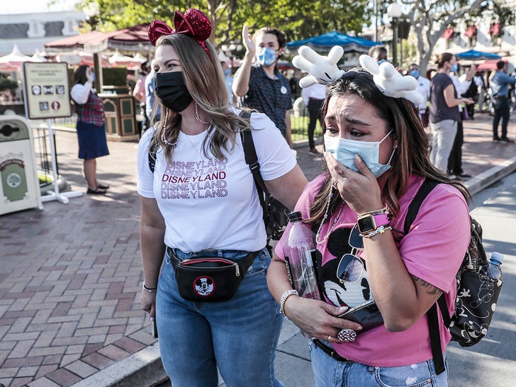 Disneyland Guests Get Emotional as Theme Park Reopens