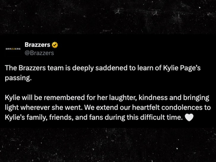 kylie page brazzers death tweet sub