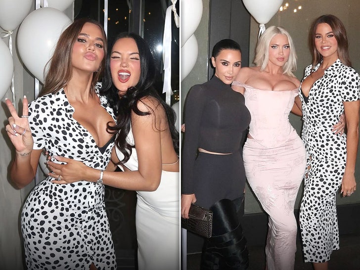 Khloe & Kim Kardashian Celebrate Olivia Pierson in Style