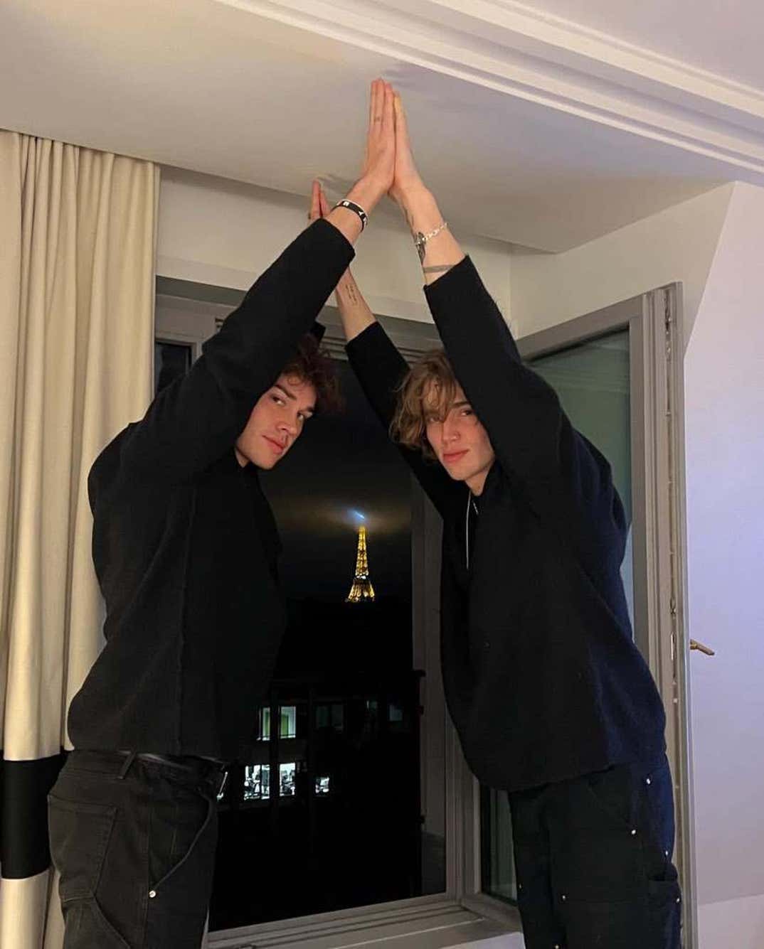 Noah Beck and Vinnie Hacker