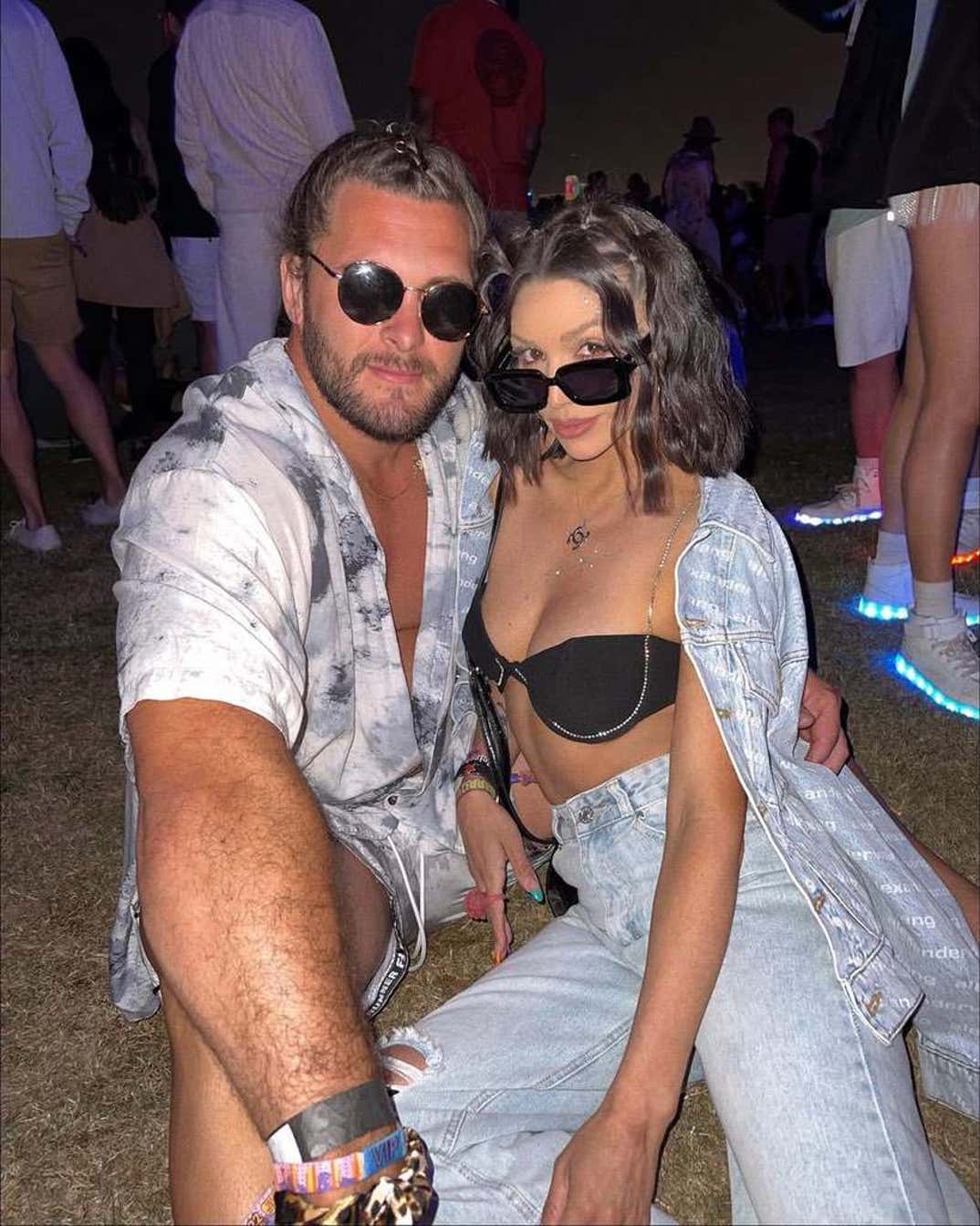 Brock Davies and Scheana Shay