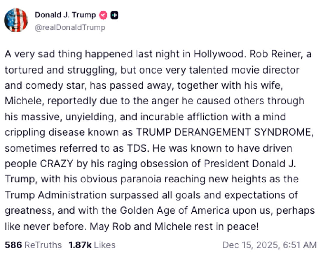 Online Reactions & Tributes to Rob Reiner’s Passing 8