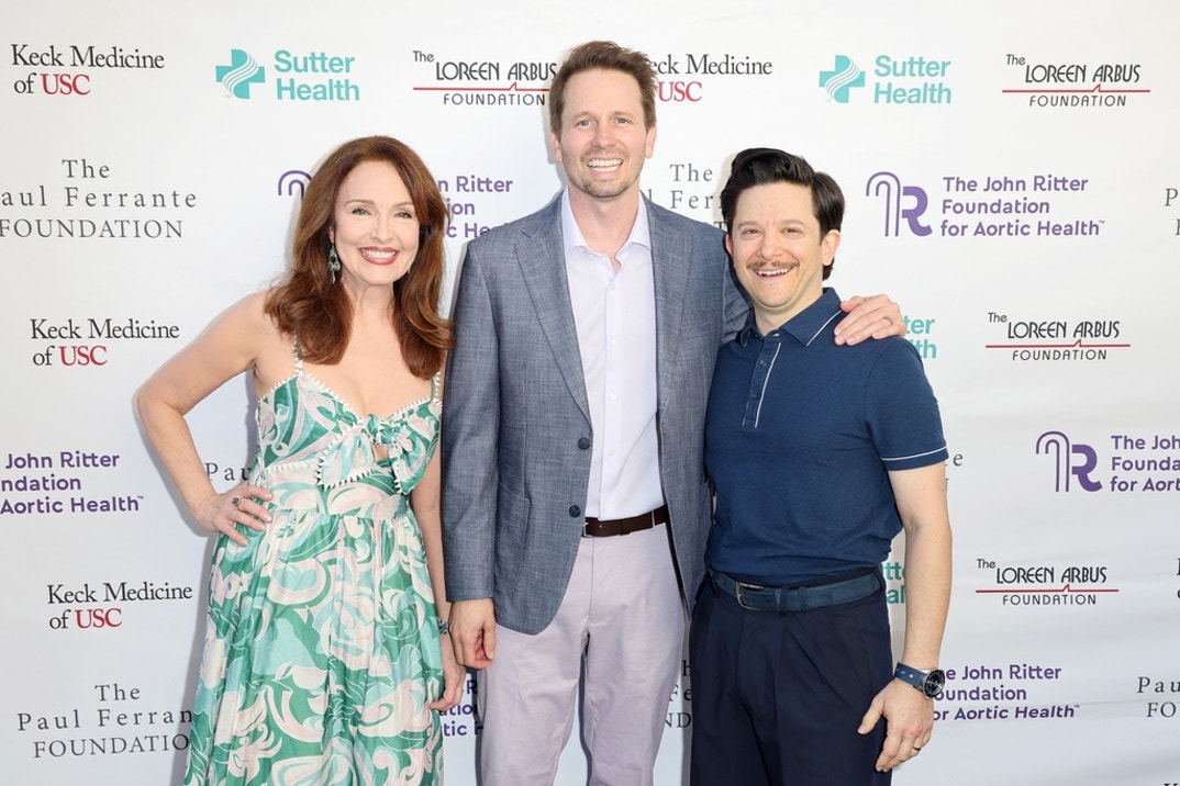 Amy Yasbeck, Tyler Ritter, and Martin Spanjers