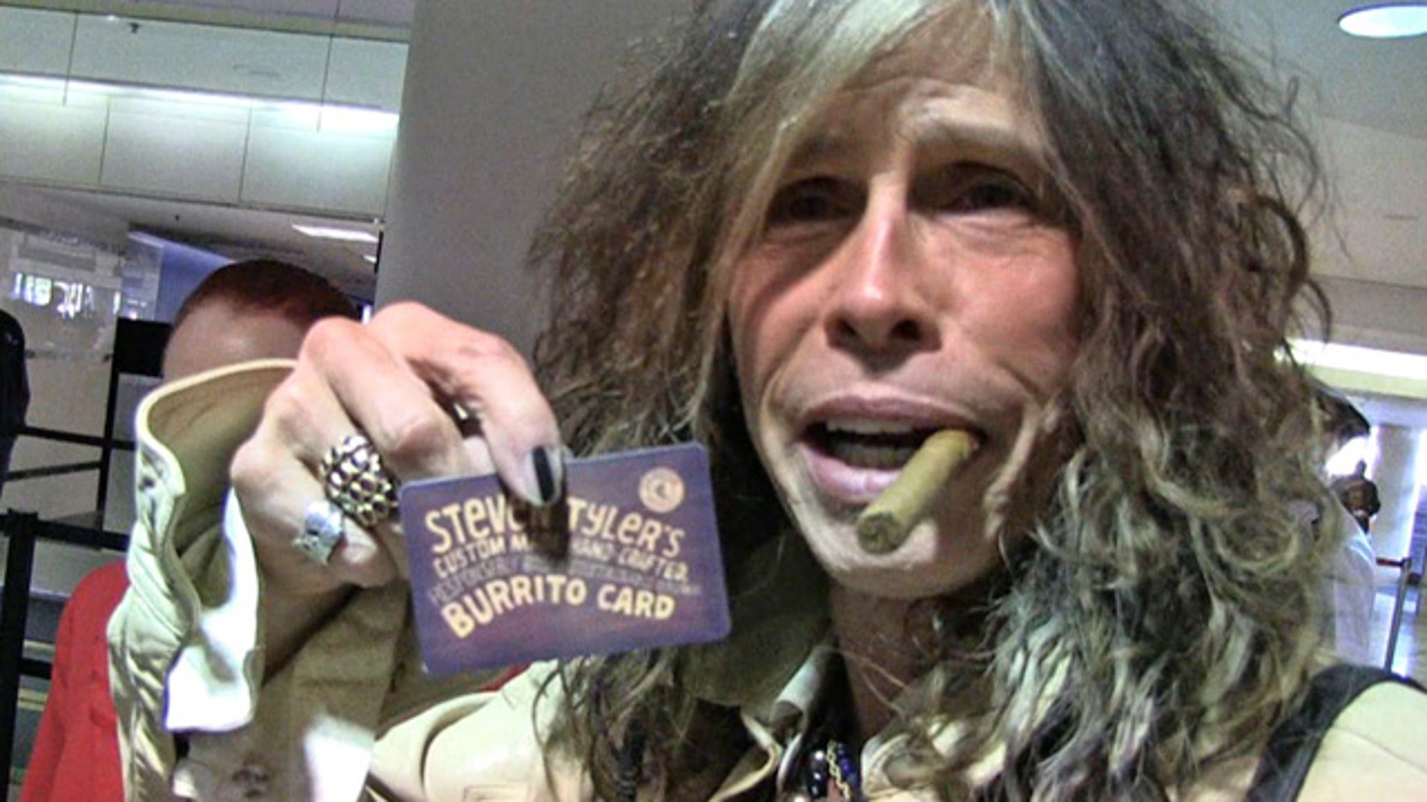 Steven Tyler - Free Chipotle for a YEAR! 