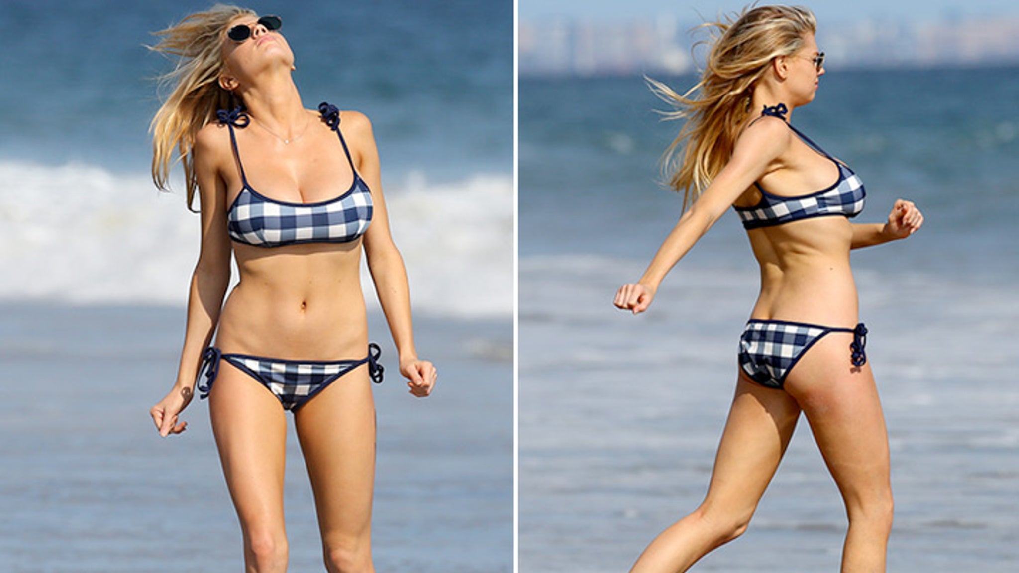 Charlotte McKinney's body is screaming summer, even though her mouth i...