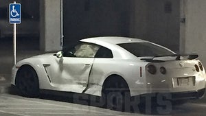 Johnny Manziel -- Another Mysterious Car Wreck (PHOTO GALLERY)