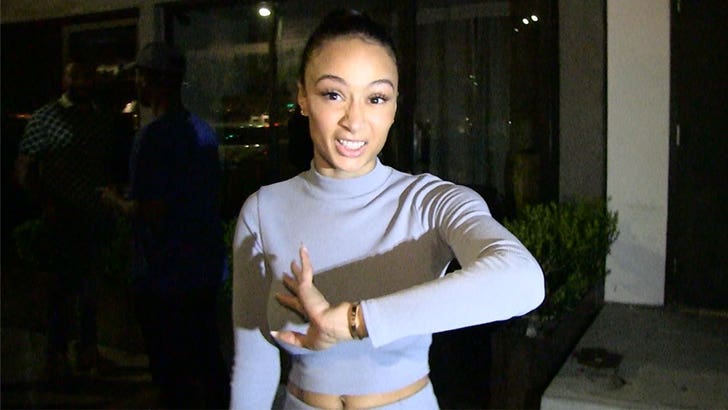 Draya Michele is setting the record straight on her recent dinner with NY Giants WR Corey Coleman ... telling TMZ Sports he's JUST A FRIEND ... and she's 