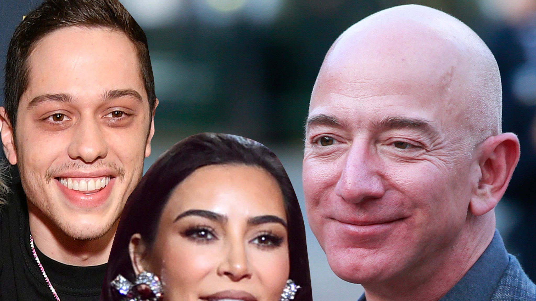 Kim Kardashian and Pete Davidson Visit Jeff Bezos at His L.A. Mansion thumbnail