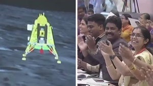 India Lands Chandrayaan-3 Spacecraft on Moon's South Pole