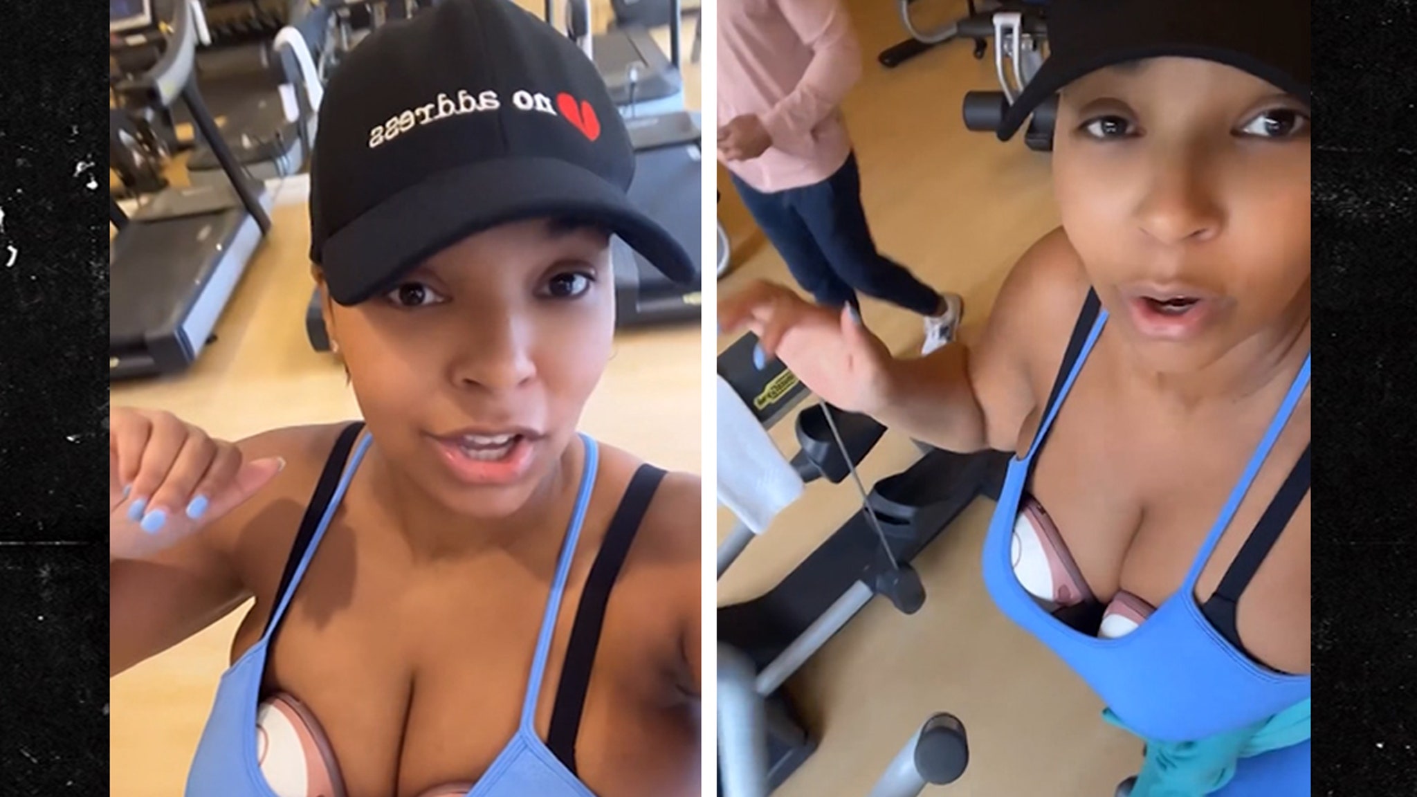 Ashanti Pumps Newborn Baby’s Breast Milk While Working Out