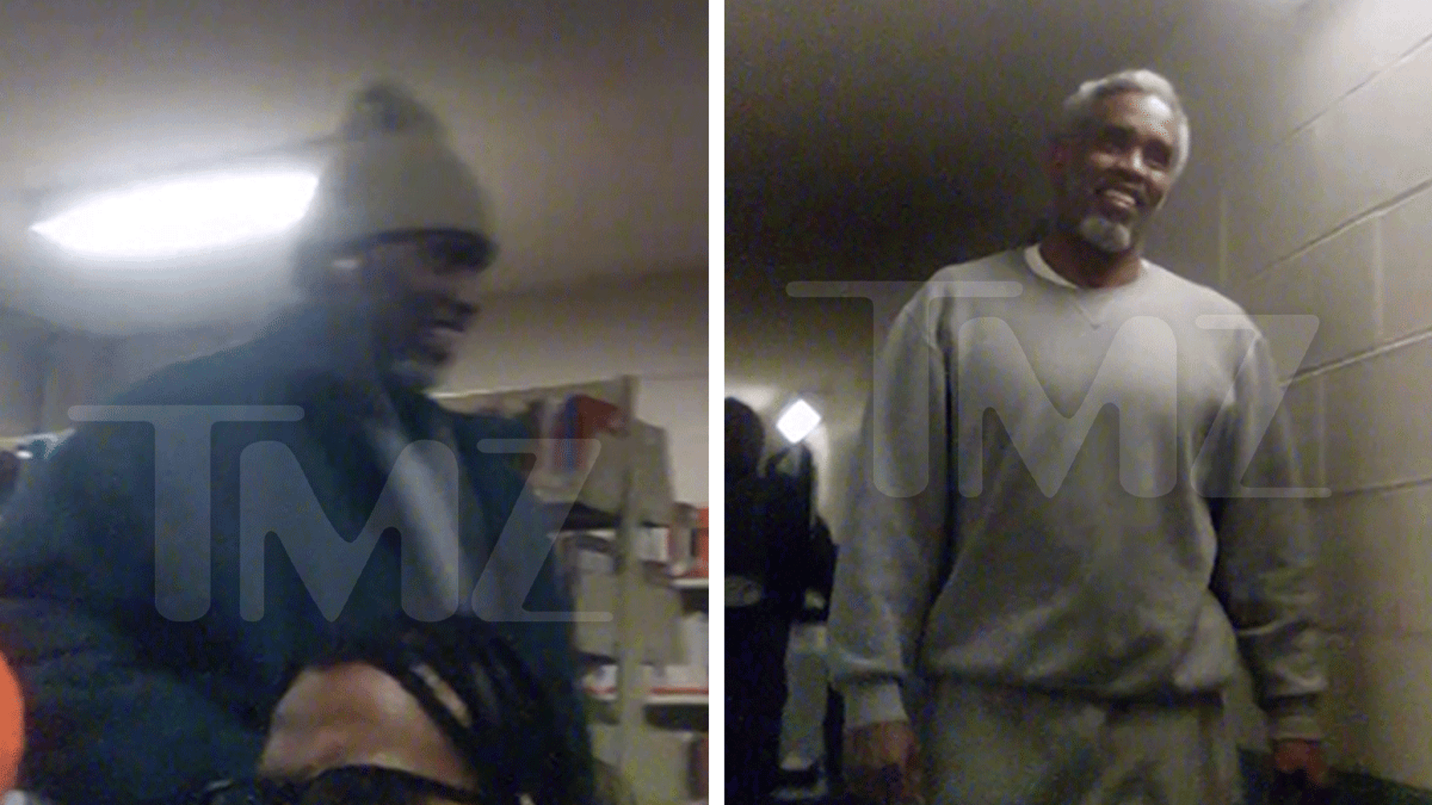 Charle con reclusos en el primer video de DD Works, Fort Dix