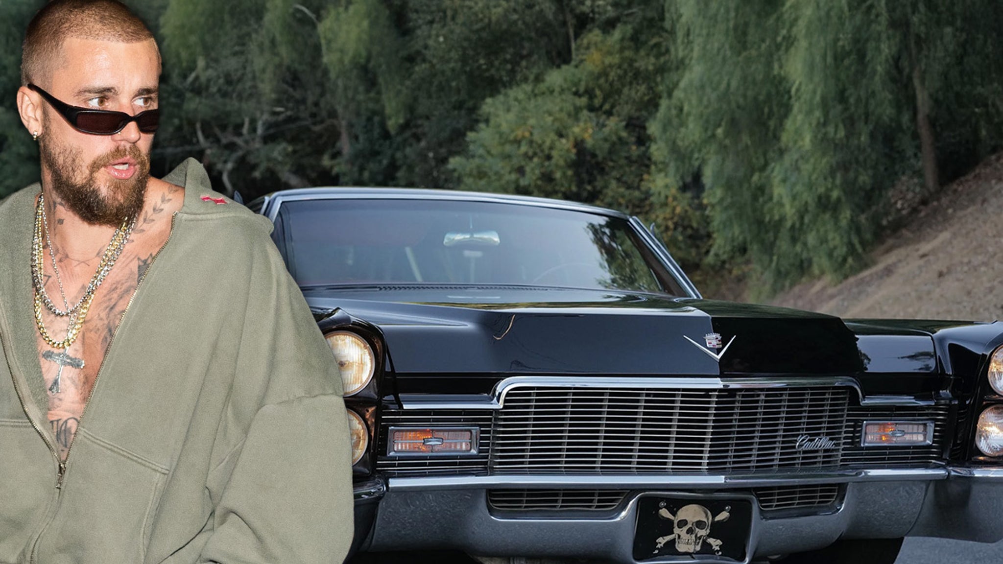 De Cadillac uit 1968 van Justin Bieber, gebruikt in de video ‘Peaches’, wordt geveild